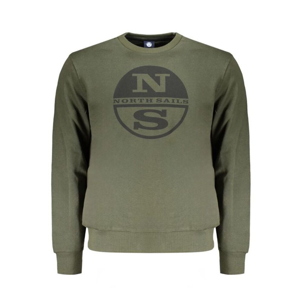 North Sails Verde Cotton Men Men's Sweatshirt